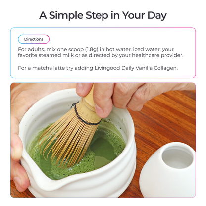 Livingood Daily Matcha + Moringa