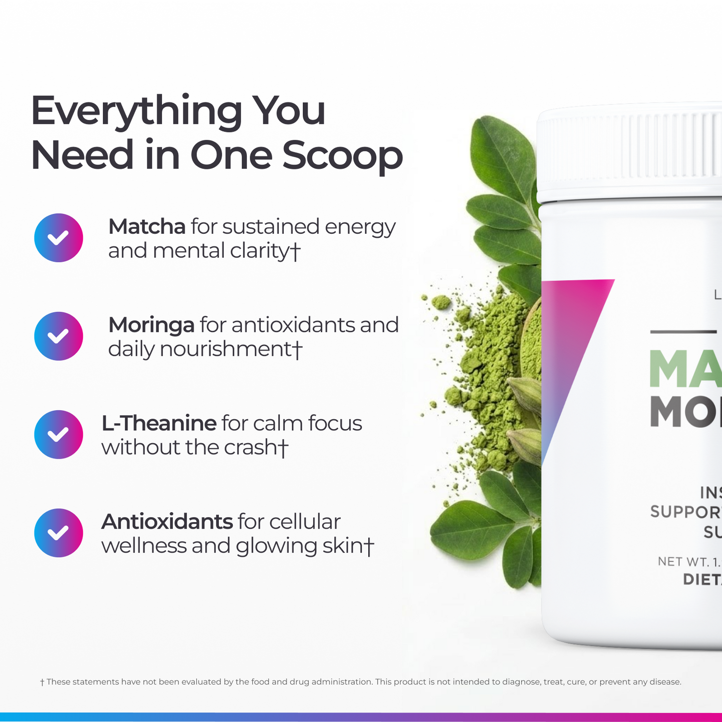 Livingood Daily Matcha + Moringa