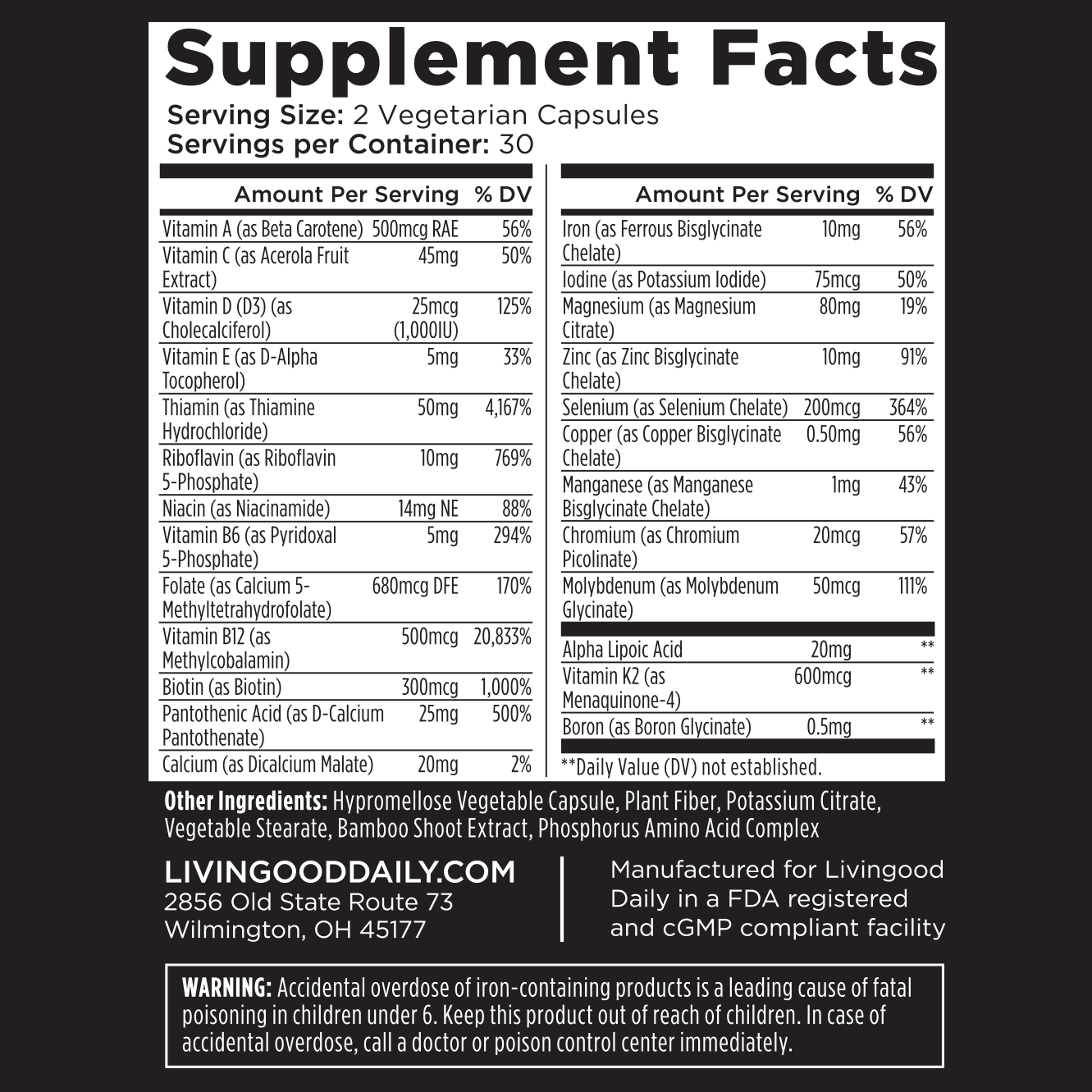 Livingood Daily Multi Vitamin