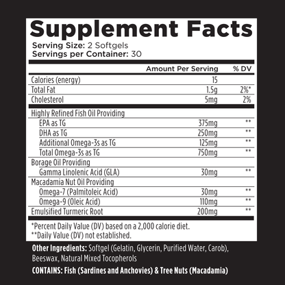 Livingood Daily Omegas + Turmeric