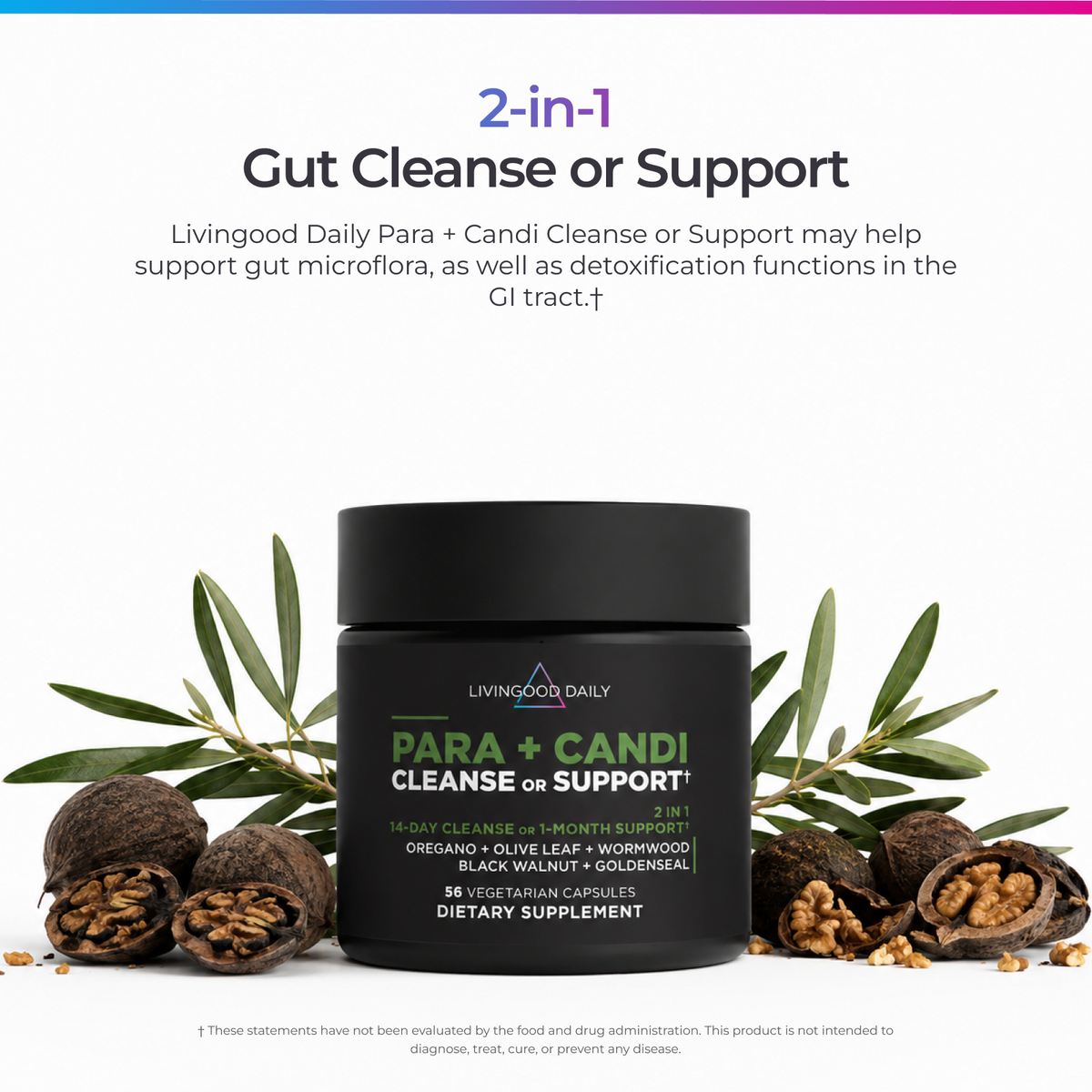 Livingood Daily Para + Candi Cleanse or Support