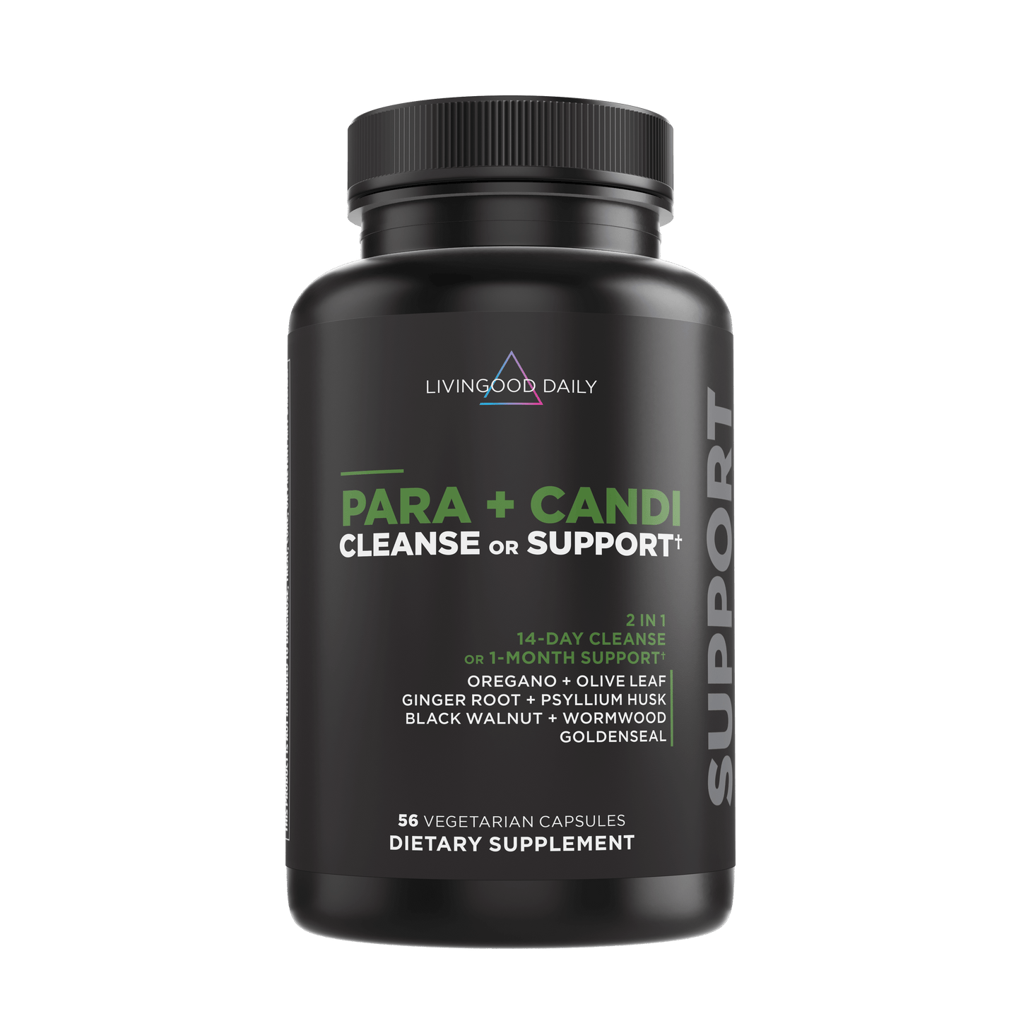 Livingood Daily Para + Candi Cleanse and Support Supplement Bottle