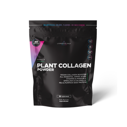 Vanilla Plant Collagen Powder Dietary Supplement Packaging