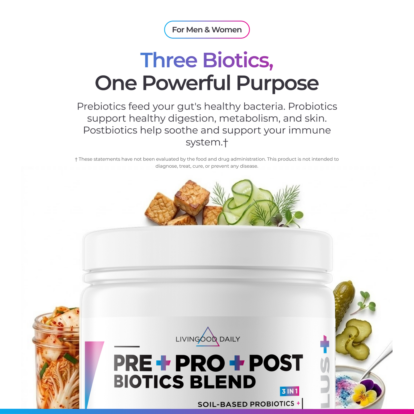 Livingood Daily Pre-Pro-Post Biotics Blend
