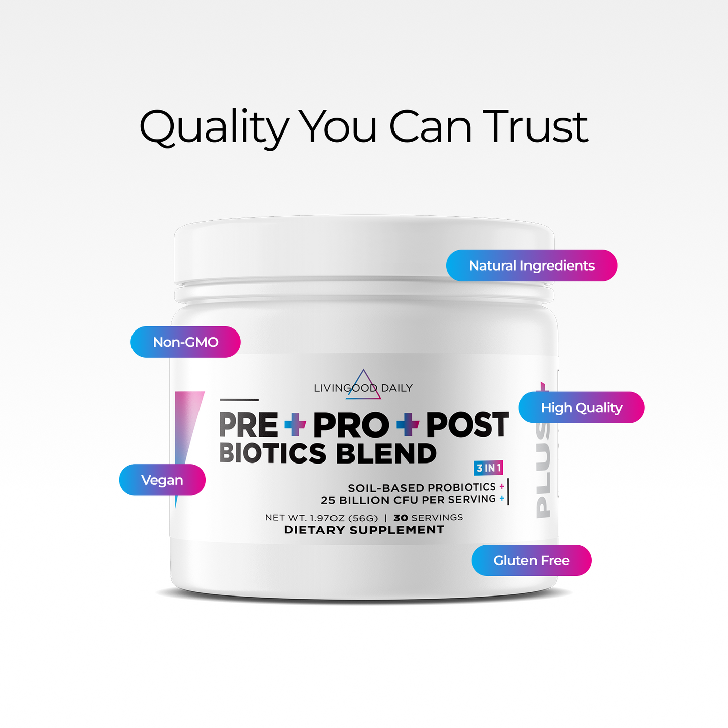 Livingood Daily Pre-Pro-Post Biotics Blend