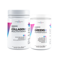Livingood Daily Unflavored Collagen & Greens Bundle