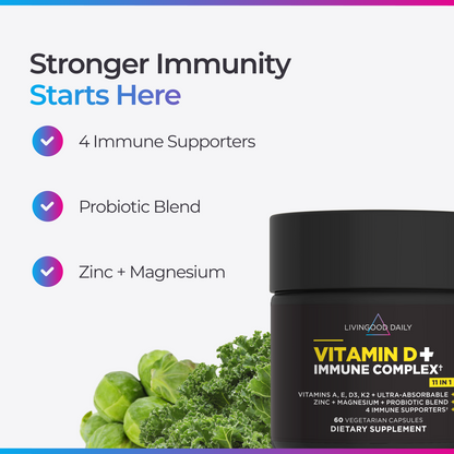 Livingood Daily Vitamin D + Immune Complex
