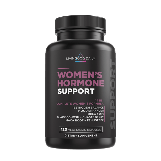 Livingood Daily Women's Hormone Support supplement bottle