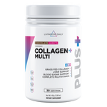 LivingGood Daily Collagen Plus dietary supplement chocolate flavor jar 30 servings