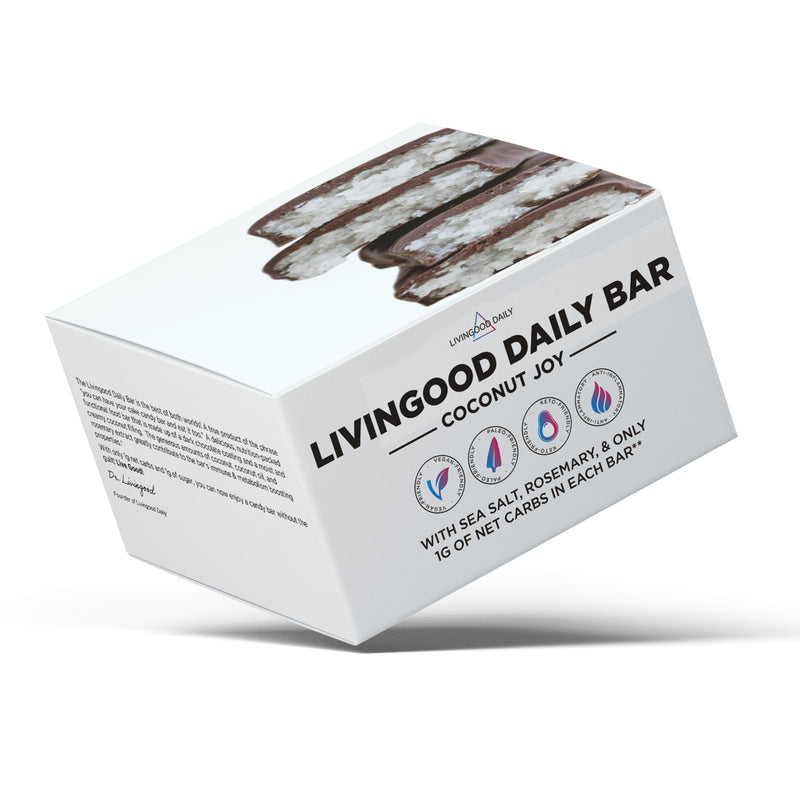 Livingood Daily Bars Coconut Joy (15 Bars)
