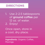 Livingood Daily Coffee + Moringa Ground Medium Roast